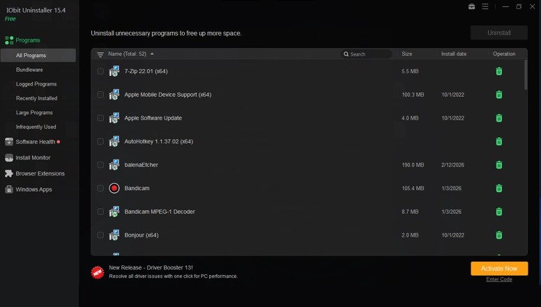 Download IObit Uninstaller