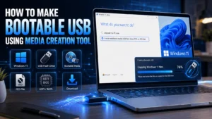How to Make Bootable USB Using Media ...