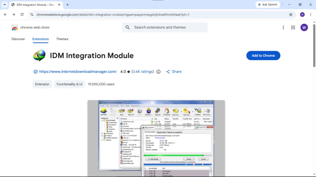 IDM Extension